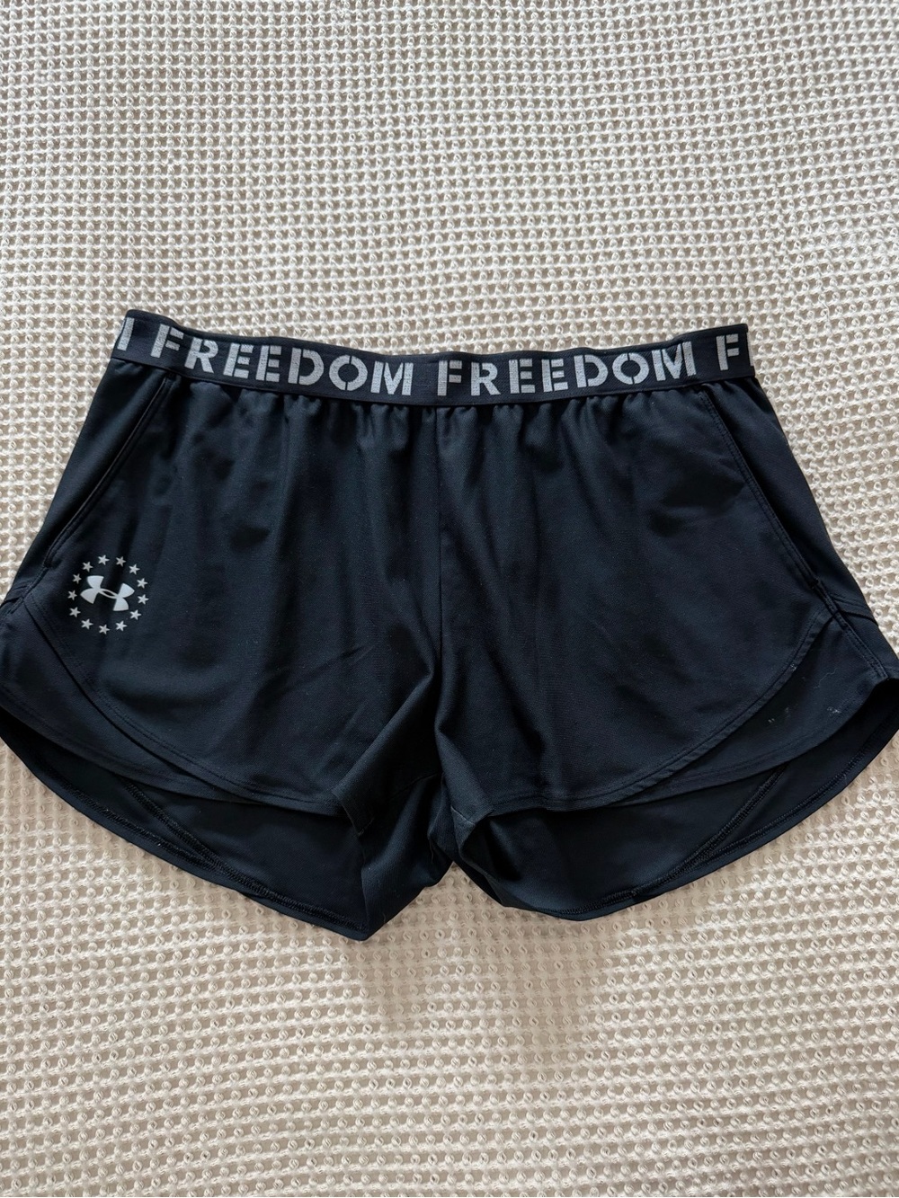 Under Armour Black 'Freedom' Women's Athletic Shorts